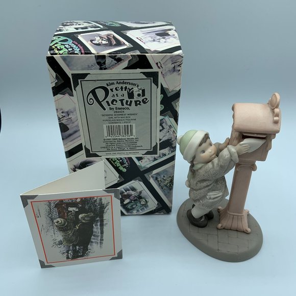 Kim Anderson's Pretty As A Picture "SENDING WARMEST WISHES" 1997 - Picture 1 of 9